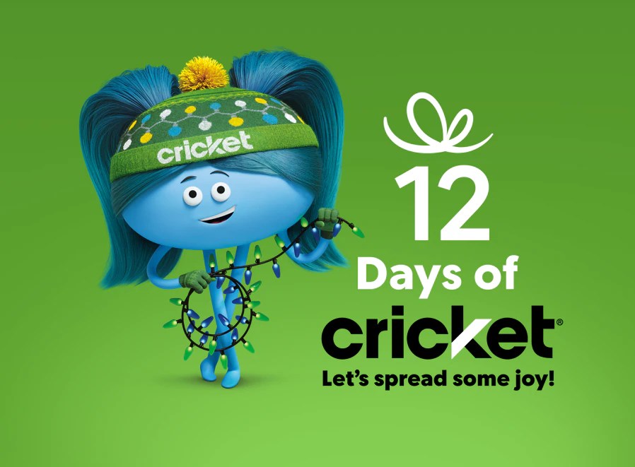 Cricket’s 5th Annual 12 Days of Cricket Campaign Cricket Connection